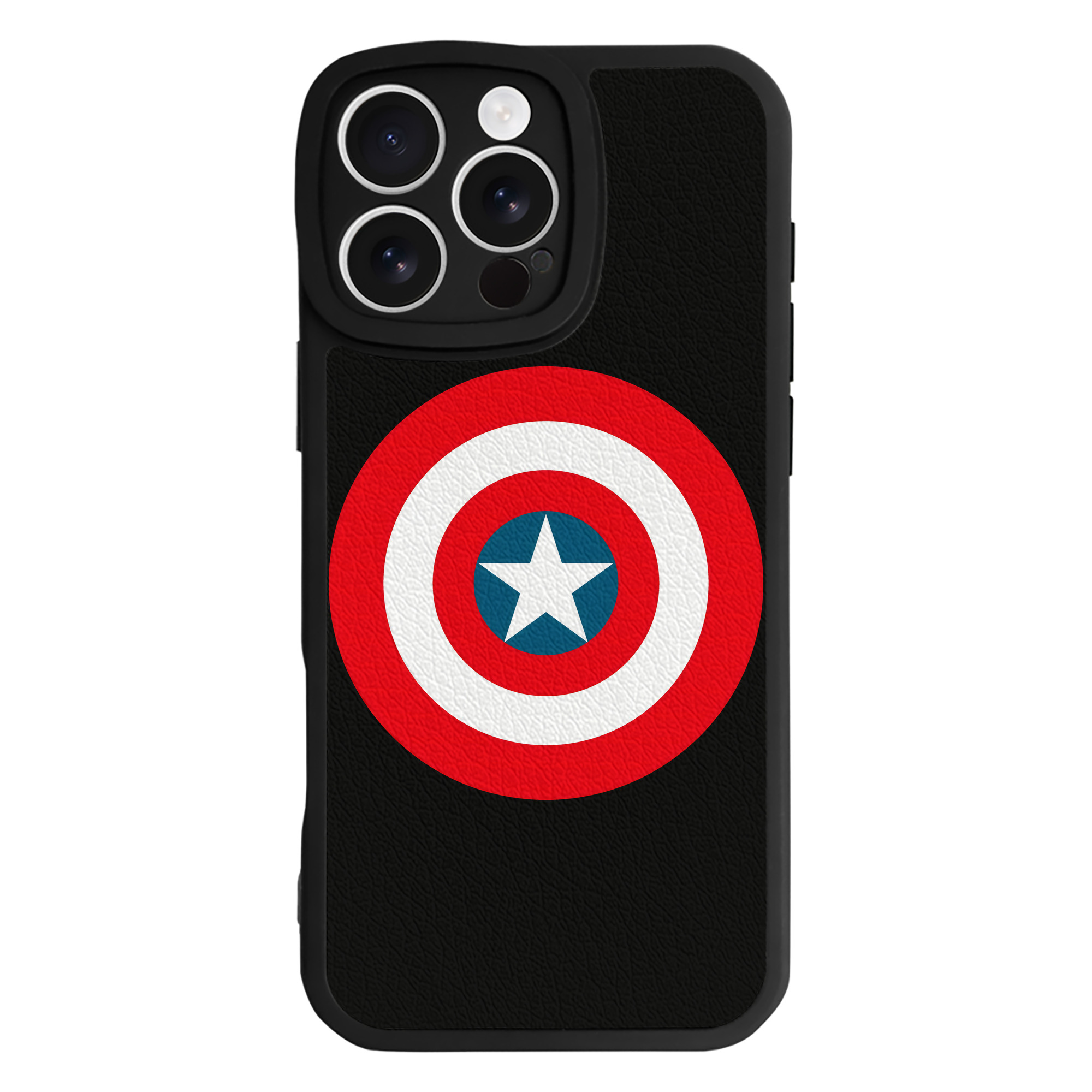 （画像用） アベンジャーズ The Avengers 【iPhone 16シリーズ対応】シリコンスマホケース（レザー調） 材質：シリコン